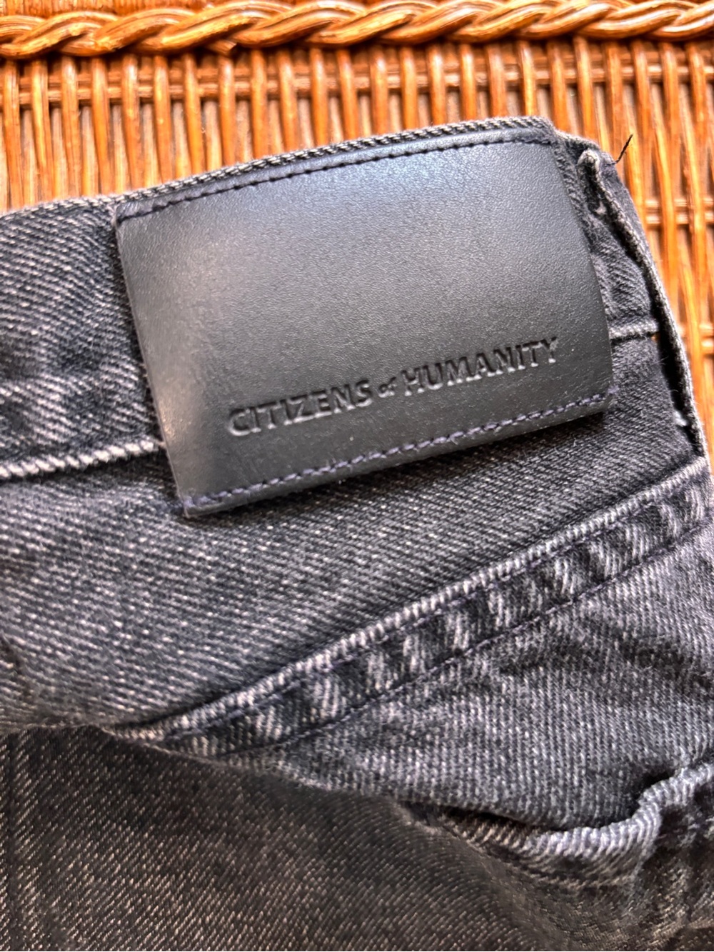 Citizens Of Humanity Black Ankle-Length Jeans Neve Sz 31